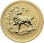 Preview: Australien 25 $ 2018 Jahr des Hundes - 1/4 Unze Feingold